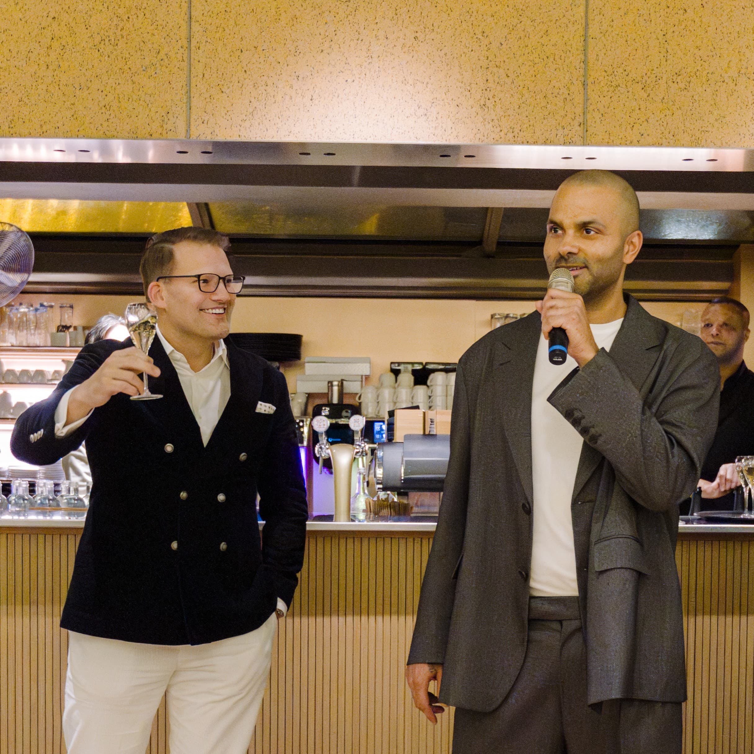 Launch of the Tony Parker x Róbert Wessman Champagne
